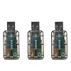 Xiaoyztan 3 Pcs 3D External Drive-Free USB Sound Card 5.1 Channel USB Audio Adapter with 3.5mm Audio Jacks, Black