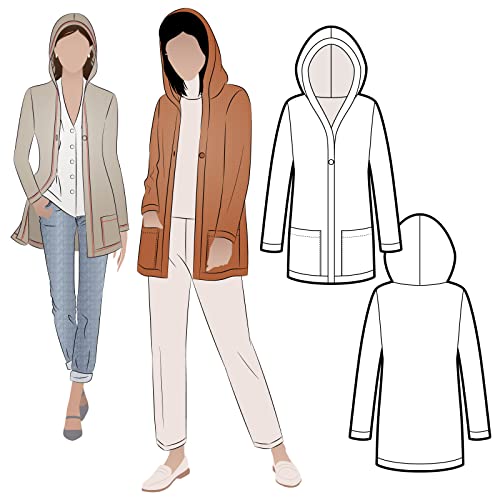 Style Arc Sewing Pattern - Heidi Cardigan (Sizes 18-30)