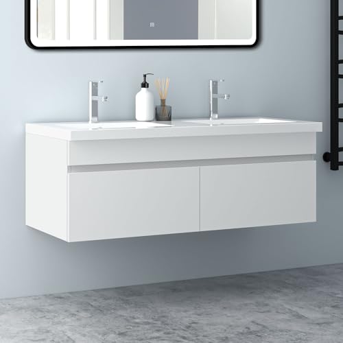 Biubiubath Badezimmer Badmöbel 120cm Mineralguss Waschtisch mit...