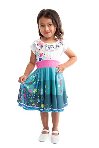 Little Adventures Miracle Princess Twirl Dress - Machine Washable Child Pretend Play and Party Dress with No Glitter (Size 4)