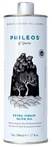 Aceite de oliva PHILEOS DE SPARTA en lata un lujo culinario de 500 ml