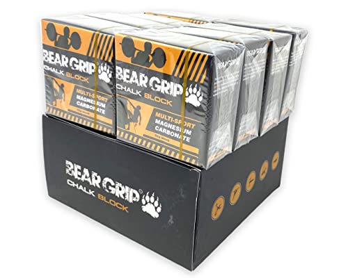 BEAR GRIP Bloque de tiza multideportivo, 56 g, para levantamiento de pesas, escalada, gimnasia, crossfit y agarre de fitness