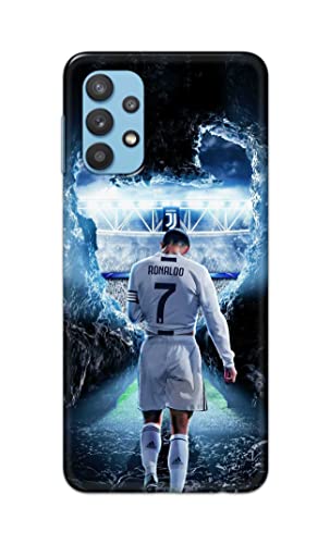 Image of Printed Hard Back Cover Case for Samsung Galaxy A32 4G Back Cover (Footbal Legend) -1302