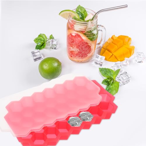 Bandeja de cubitos de hielo silicona con tapa Ipetboom miniatura 5