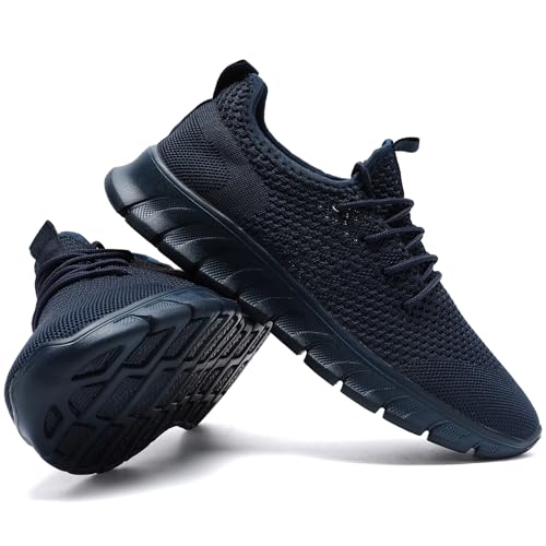 Image of Mens Running Shoes Slip On Tennis Walking Sneakers Workout Athletic Lightweight Casual Sport Shoes