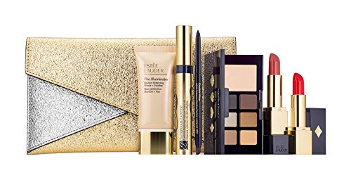 Estee Lauder 2019 7pcs Party Shimmer Kit $215 Value Makeup Gift Set