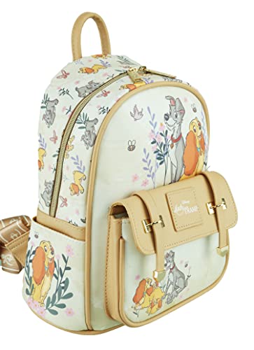 Disney Lady and the Tramp Wondapop 11 Inch Vegan Leather Mini Backpack2
