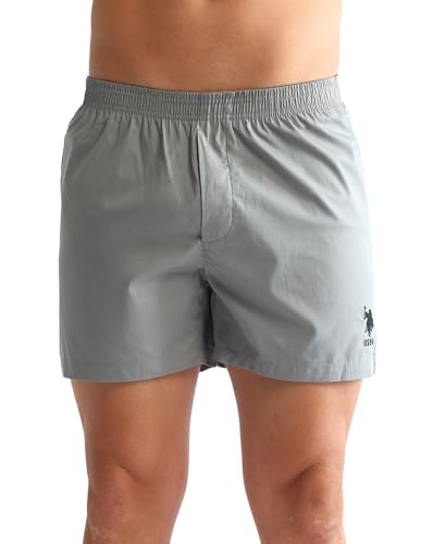 Image of U.S. Polo ASSN. Mens OEX07 Solid Cotton Outer Boxers