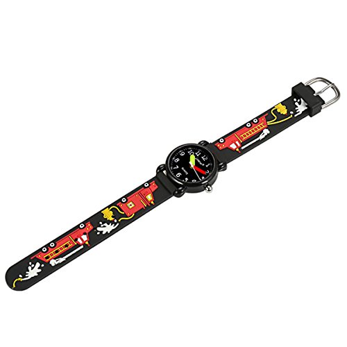 Boy's Girl's Watch,Kids Gift 3D Cartoon Japanese Quartz Silicone Kids Watch, Age 3-10 Toys for 3-15 Year Old Boys Girls Birthday Present for Kids Watch4