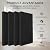 Garvee 4 Pack Acoustic Panels, 48x24x2 in Soundproof Wall Panels Foams, Easy Installation, Noise Reducing Sound Dampening Foam Mat for Bedroom Media Room Studio, Black