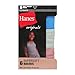 Hanes Big Ultimate Girls' Supersoft Briefs & Hipsters, Bikini-Blue/Rose/White 6-Pack