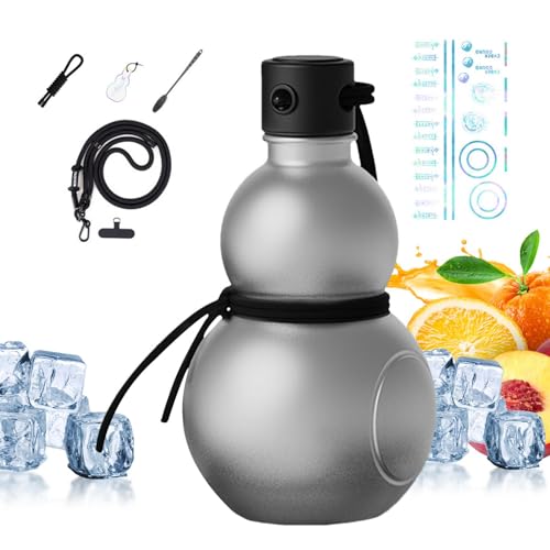 900ML Drinking Gourd - Gourd Water Bottle | Chinese Travel Water Bottle | Creative Sports Drinking Bottle Gourd | Fashion Water Cup Large Capacity Gourd Watering Can for Gym Sports