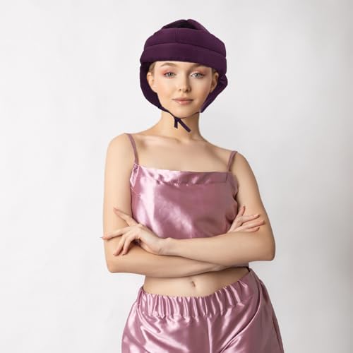 Gorro acolchado de algodón ajustable Abaodam con cierre conveniente para personas mayores 6