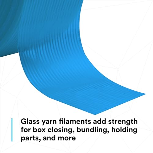 Image of Scotch Filament Tape 8916V, Blue, 18 mm x 55 m, 6.8 mil, 6.8 mil, 48 Rolls per case