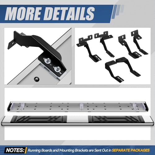 Estribos laterales para Lexus RX 2005-2010 acero inoxidable miniatura 7