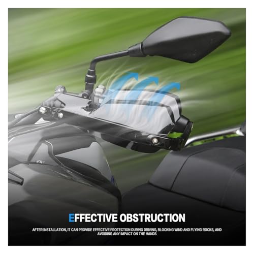 Protège-mains Moto pour Suzuki V-Strom 800 DL800 et 800DE en Aluminium Noir 800DL