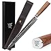 YOUSUNLONG Cuchillos japoneses para tallar carne 12 pulgadas - Acero Damasco VG10 - Mango ergonómico de madera de nogal