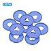 PATIKIL 28mm Plastic Book Binding Discs, 22 Pack Discbound Expansion Discs Heart Binder Rings for DIY Notebook Planner, Lavender Color