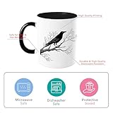 Zoom IMG-2 tazza gotica con corvo da Zoom IMG-2 tazza gotica con corvo da