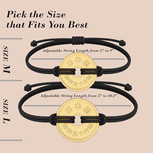 Image of HOBBY OF KINGS Good Luck Coin Bracelet | 18k Gold Plated Wristband | Handmade Jewelry for Collectors and History Lovers