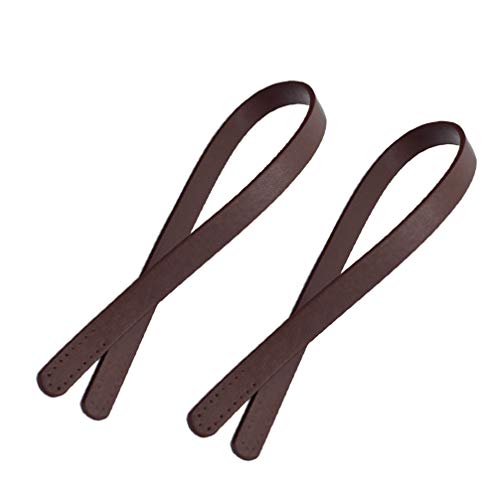 BESPORTBLE 2 peças de substituição de couro sintético feito à mão, alça de mão, alça de ombro, alça