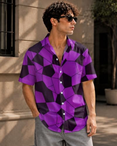 Image of 99TIMORO Funny Movie Mens Hawaiian Shirts Button Down Short Sleeve