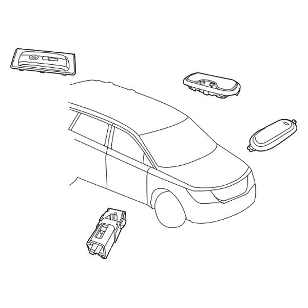 Mopar 5JG58HDAAD Dome Light Dodge Journey miniatura 7