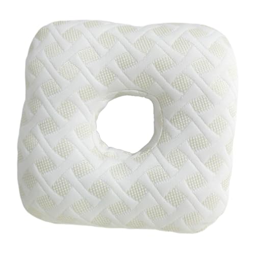 Ear Pillow Donut Cushion, Pressure Relief Side Sleep Support, Breathable Comfort Design, Lightweight Portable Rest Aid, Soft Ergonomic Pillow, Relaxation...