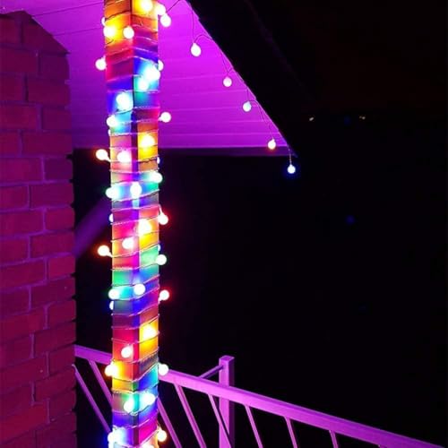Image of WANNA PARTY Lights for Decoration Milky Bubble Ball LED Decorative Garland for Diwali Decoration for Home and Party Bedroom Indoor Outdoor Wedding Table Festive Decor