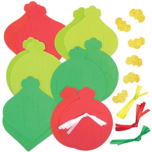 Kit De Couture Boules De Noël En Bois - Lot De 5, Pour Enfants Débutants, Avec Fil Et Aiguille