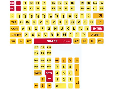 Calcomanías para Teclado con Letras Grandes y Alto Contraste miniatura 4