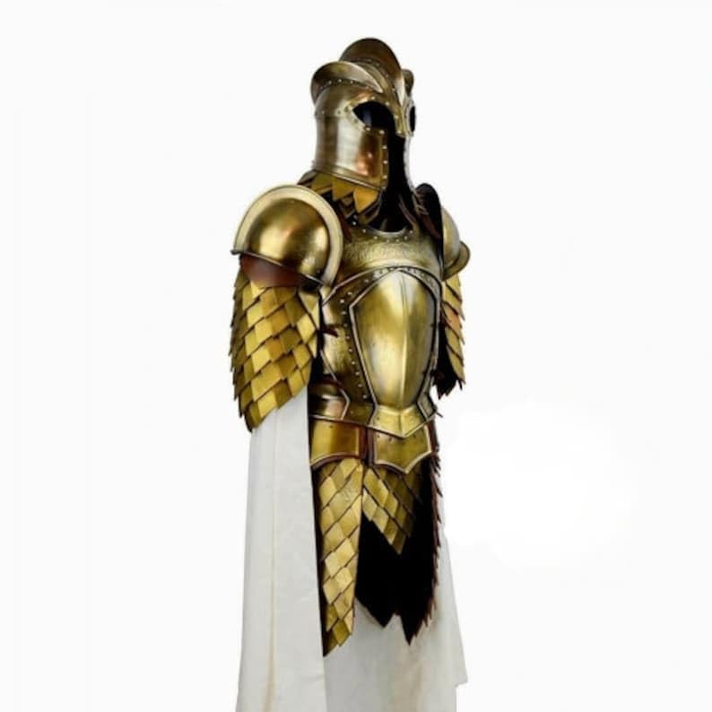 Costume da guardia medievale del re del Trono di Spade, armatura per gioco di ruolo storico, costume per Halloween, standard, argento