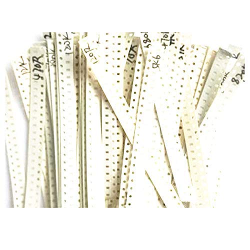 0603 Resistencias SMD 10R-910 1% 80valoresX25 Piezas = 2000 Piezas Kit Surtido de resistencias