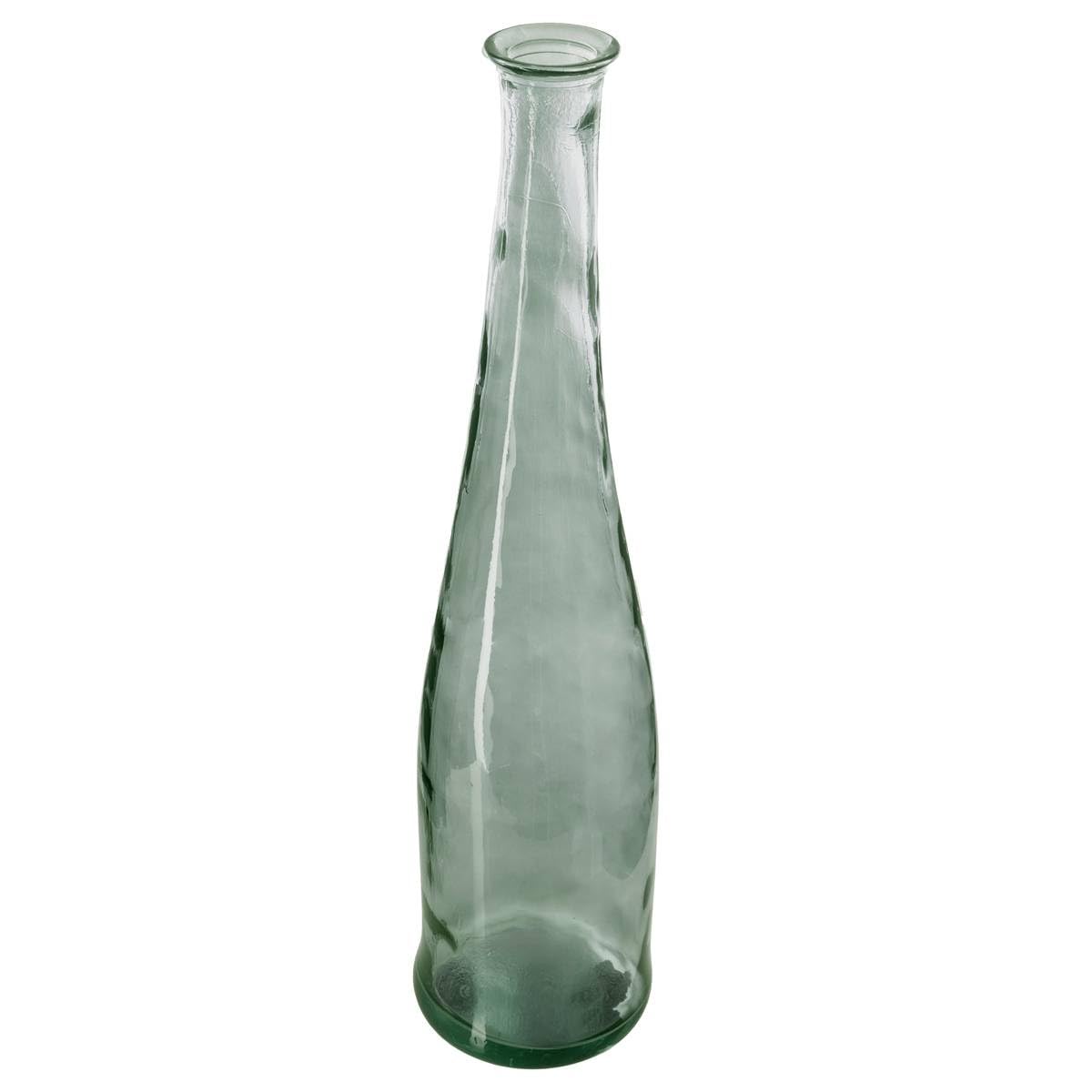 Atmosphera - Jarrón Largo - Vidrio Reciclado - Verde Caqui A. 80 cm