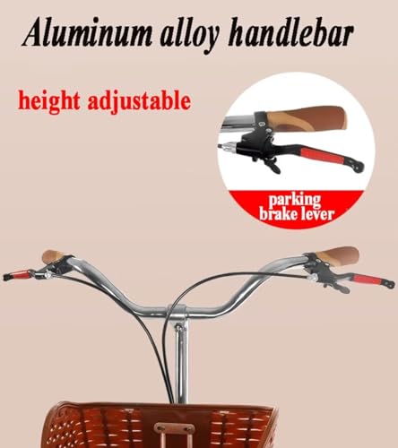 Triciclo Plegable con Canasta Trasera - Gris miniatura 7