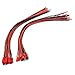 RAYSUN 10 Pairs (Male & Female) 30CM 2Pin JST Wire Connector for RC Lipo Battery Discharge Esc Bec Board Line- 20AWG Silicone Cord