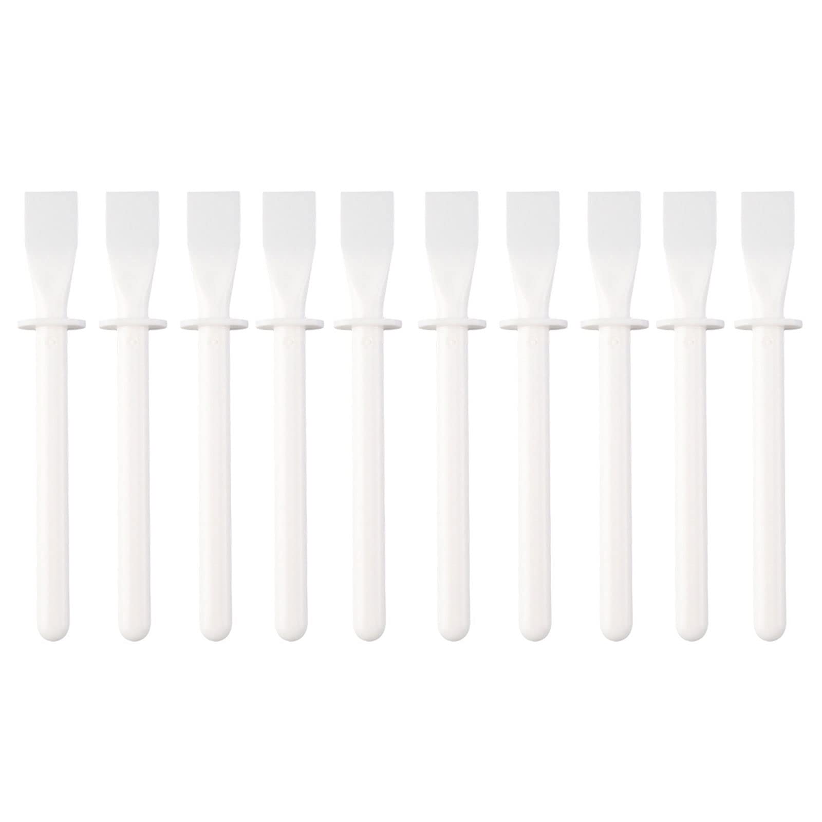Tsophreniq 10pcs Leather Spreader Paint Tool Stick Smear Applicator Supplies for Beginner Starter Handicraft Make Leatherworking Supplies Stick