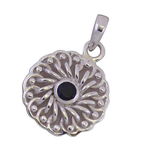 Pendentif iolite argent 925 accessoire style bohème chic pour le quotidien