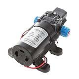 Potencia: 60W Cikuso 12V DC 5L/min 60W Bomba de agua de alta presion del diafragma del coche mini