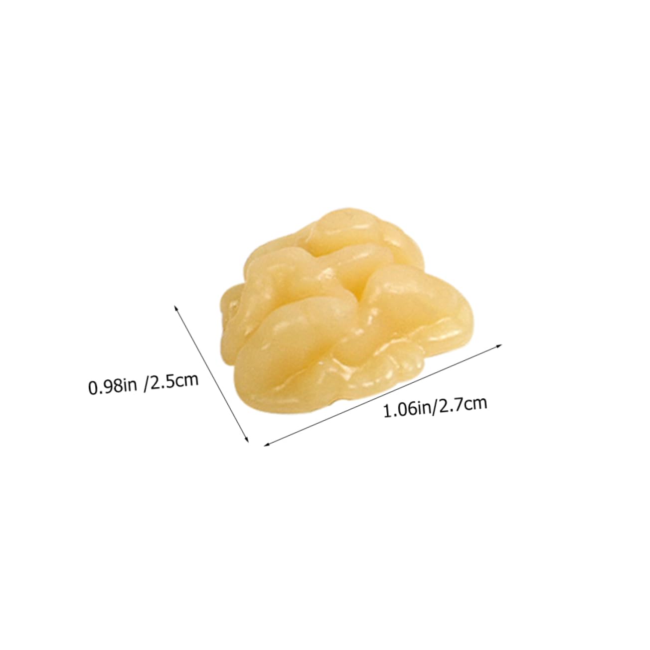 Abaodam Realistic Fake Nuts Decorations 18pcs Walnut Nuts Models for Home Party Photography Toy