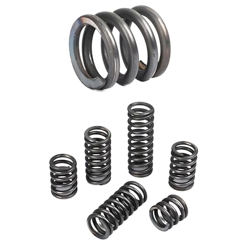 10Pcs Spring Steel Compression Spring 1.5mm Wire Diameter 15-100mm Length Pressure Small OD 8-25mm (10,1.5mm-21mm-25mm)