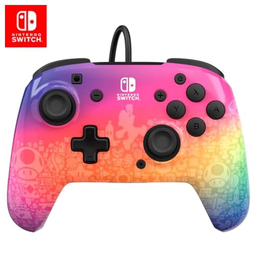PDP Switch Rematch cablato controller STAR SPECTRUM licenza ufficiale by Nintendo - Customizable buttons, sticks, triggers, and paddles - Ergonomic Controllers