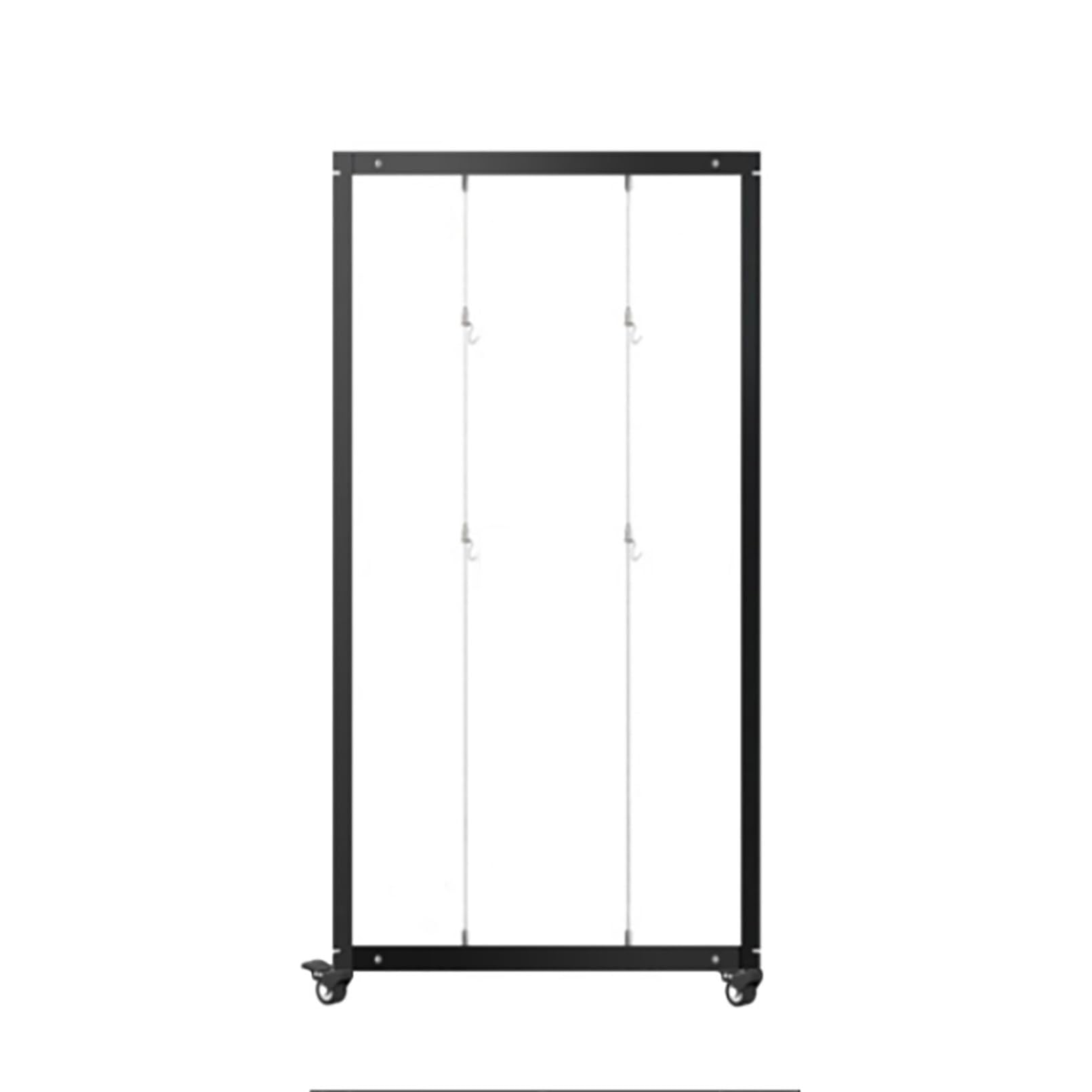expositores de Aluminio para Arte, 60 x 150 cm (23,6 x 59 Pulgadas), Soporte Independiente para Carteles, Vitrina publicitaria Duradera para Obras de Arte, exposiciones y promociones.