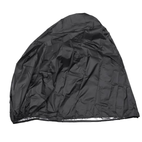 Bâche imperméable et anti-UV 210x120x115 cm en polyester PVC noir pour préserver votre tondeuse