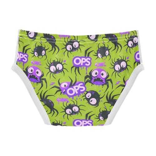 visesunny Boys Potty Training Underwear Oops Horror Cartoon Spider Breathe Cotton Briefs Size 2T-8Y for Toddler2