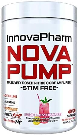 InnovaPharm NOVAPUMP (Pink Lemonade) – 11.2 Ounces