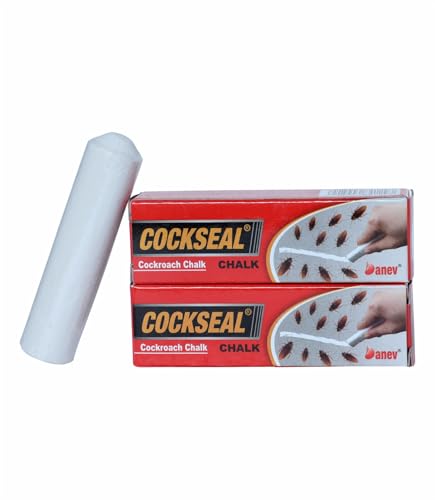 Image of COCKSEAL Cockroach Chalk, Professional Pest Control Treatment, White Powder Form, Insect Repellent, Pack of 1
