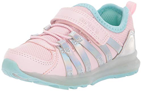 Carter's girls Drexel-g Lighted Sneaker, Pink, 8 Toddler US