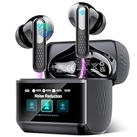 Wireless Earbuds, Bluetooth 5.4 Headphones In Ear with Multifunctional Touchscreen, 48H HiFi Stereo Bluetooth Ear buds with ANC/ENC Noise Cancelling, 5 EQ Modes, IP7 Waterproof Bluetooth Earphones