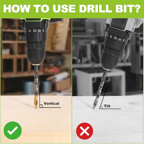 YOUGFIN Stepped Point Drill Bit Set